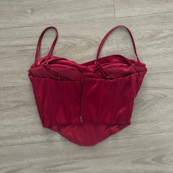 Red Corset Top - Picture 2 of 3